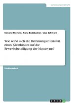 Wie wirkt sich die Betreuungsintensität eines Kleinkindes auf die  Erwerbsbeteiligung der Mutter aus?