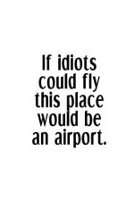If Idiots Could Fly This Place Would Be An Airport.: An Irreverent Snarky Humorous Sarcastic Funny Office Coworker & Boss Congratulation Appreciation