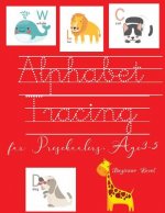 Alphabet Tracing for Preschooler, age 3-5 Beginner Level