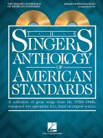 The Singer's Anthology of American Standards [With CD (Audio)]