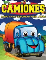 Camiones Libro Para Colorear Para Ninos Edades 4-8