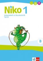 Niko 1 - Arbeitsheft in Druckschrift, Druckschriftlehrgang Klasse 1, 2 Bde.