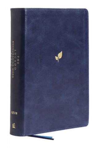 Niv, Lucado Encouraging Word Bible, Blue, Leathersoft, Thumb Indexed, Comfort Print: Holy Bible, New International Version