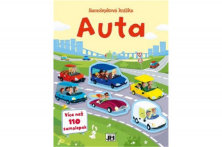 Samolepkovďż˝ knďż˝ka - Auta