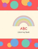 ABC Coloring Book: Paint letters and numbers and practice cutting