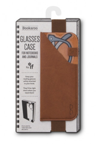Bookaroo Glasses Case - Brown