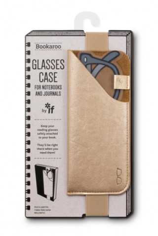 Bookaroo Glasses Case - Gold