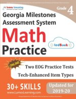 Georgia Milestones Assessment System Test Prep: 4th Grade Math Practice Workbook and Full-length Online Assessments: GMAS Study Guide