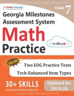 Georgia Milestones Assessment System Test Prep: 7th Grade Math Practice Workbook and Full-length Online Assessments: GMAS Study Guide