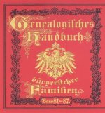 Deutsches Geschlechterbuch - CD-ROM. Genealogisches Handbuch bürgerlicher Familien / Genealogisches Handbuch bürgerlicher Familien Bände 81-87, CD-ROM