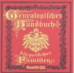 Deutsches Geschlechterbuch - CD-ROM. Genealogisches Handbuch bürgerlicher Familien / Genealogisches Handbuch bürgerlicher Familien Bände 198-203, DVD-