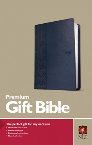 Premium Gift Bible NLT (Red Letter, Leatherlike, Blue)
