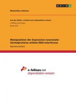 Manipulation der Expression neuronaler Gerüstproteine mittels RNA-Interferenz