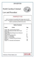 North Carolina Criminal Law and Procedure-Pamphlet 58
