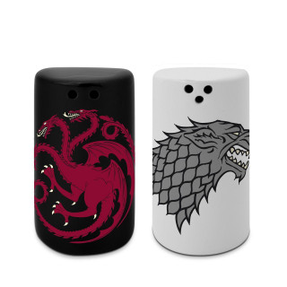 Solnička a pepřenka Game of Thrones - Stark & Targaryen