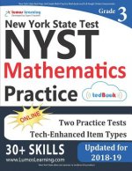 New York State Test Prep: 3rd Grade Math Practice Workbook and Full-length Online Assessments: NYST Study Guide