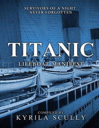 Titanic Lifeboat Manifest (Kyrila Scully)(Puha kötésű)