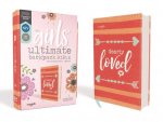 NIV, Girls' Ultimate Backpack Bible, Faithgirlz Edition, Compact, Flexcover, Coral, Red Letter Edition, Comfort Print