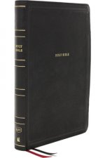 KJV Holy Bible, Giant Print Thinline Bible, Black Leathersoft, Thumb Indexed, Red Letter, Comfort Print: King James Version