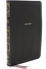 NKJV Holy Bible, Giant Print Thinline Bible, Black Leathersoft, Thumb Indexed, Red Letter, Comfort Print: New King James Version