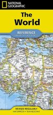 National Geographic World Map (Folded with Flags and Facts)