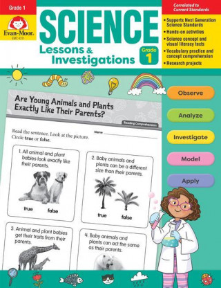 Science Lessons and Investigations, Grade 1 Teacher Resource