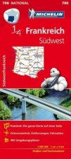 Southwestern France - Michelin National Map 708
