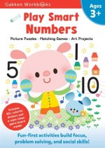 Play Smart Numbers Age 3+: Preschool Activity Workbook with Stickers for Toddlers Ages 3, 4, 5: Learn Pre-Math Skills: Numbers, Counting, Tracing