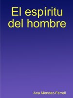 El espiritu del hombre