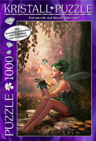 M.I.C. Swarovski Kristall Puzzle Motiv: Fairy Forrest. 1000 Teile Puzzle