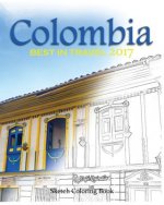 Colombia Sketh Coloring Book: Best In Travel 2017