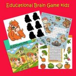 Educational Brain game kids: Coloring Books Are Great for Your Mental, Emotional and Intellectual Health. It can develop cognitively, psychological