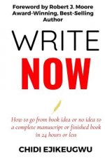 Write Now: How to go from Book idea or no idea to complete manuscript or finished book in 24 Hours or Less