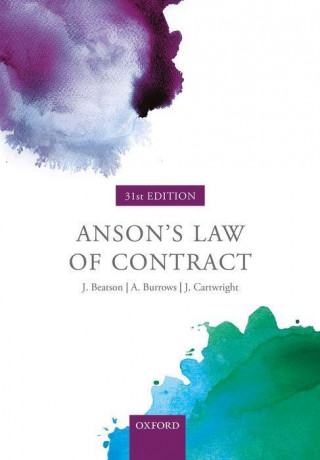 Anson's Law of Contract (JACK; B BEATSON FBA)(Puha kötésű)