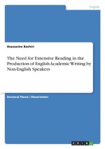 The Need for Extensive Reading in the Production of English Academic Writing by Non-English Speakers