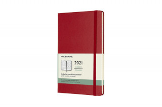 Moleskine 2021 12-Month Weekly Large Hardcover Horizontal Diary