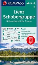 KOMPASS Wanderkarte 48 Lienz, Schobergruppe, Nationalpark Hohe Tauern 1:50.000