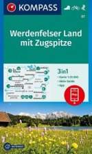 KOMPASS Wanderkarte 07 Werdenfelser Land mit Zugspitze 1:25.000
