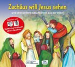 Zachäus will Jesus sehen - und drei weitere Geschichten aus der Bibel. Die Hörbibel für Kinder. Gelesen von Katharina Thalbach und Ulrich Noethen, Aud