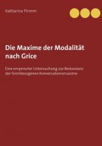 Maxime der Modalitat nach Grice