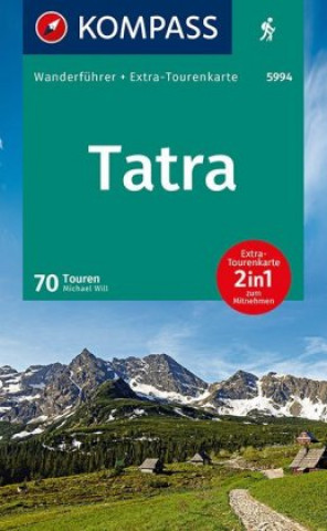 KOMPASS Wanderfďż˝hrer Tatra, 70 Touren