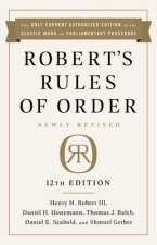 Robert's Rules of Order Newly Revised, 12th edition