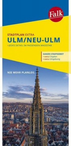 Falk Stadtplan Extra Ulm, Neu-Ulm 1:20 000