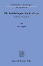 Die Sozialadäquanz im Strafrecht