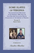 Some Slaves of Virginia The Cohabitation Registers of 27 February 1866 from the Lost Records Localities Digital Collection of the Library of Virginia,