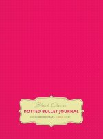 Large 8.5 x 11 Dotted Bullet Journal (Pink #17) Hardcover - 245 Numbered Pages