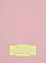 Large 8.5 x 11 Dotted Bullet Journal (Light Pink #18) Hardcover - 245 Numbered Pages