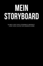 Mein Storyboard Blanko Comic Buch Szenenbuch Drehbuch Leere Comic Raster zum Selberzeichnen