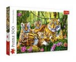 Puzzle Rodzina tygrysów 500