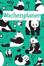Wochenplaner: Terminplaner I ca. 15,24 x 22,86 cm I ca. A5 I Softcover I Motiv: Panda Bär